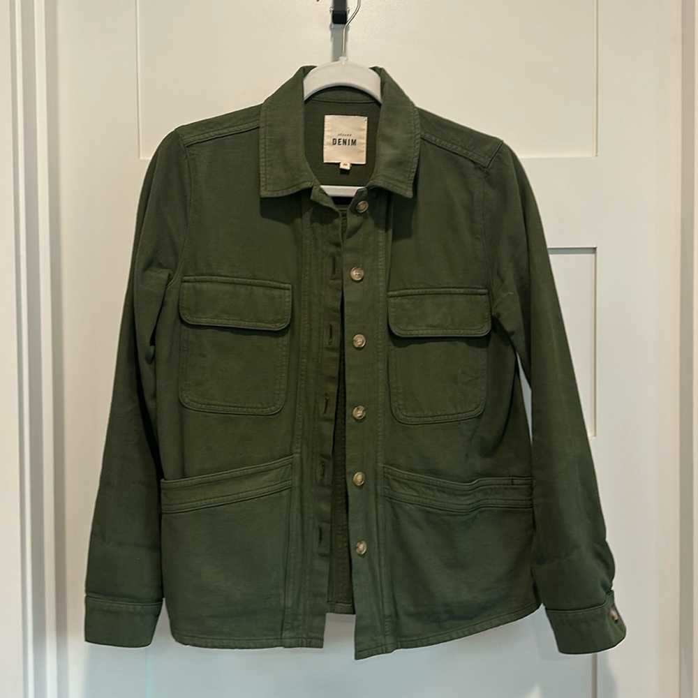 Sézane Will Jacket in Khaki Size XS